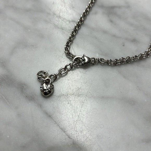 Brighton Rosarita Silver Plated Collar Bib Necklace Retired Stlye - Picture 3 of 6